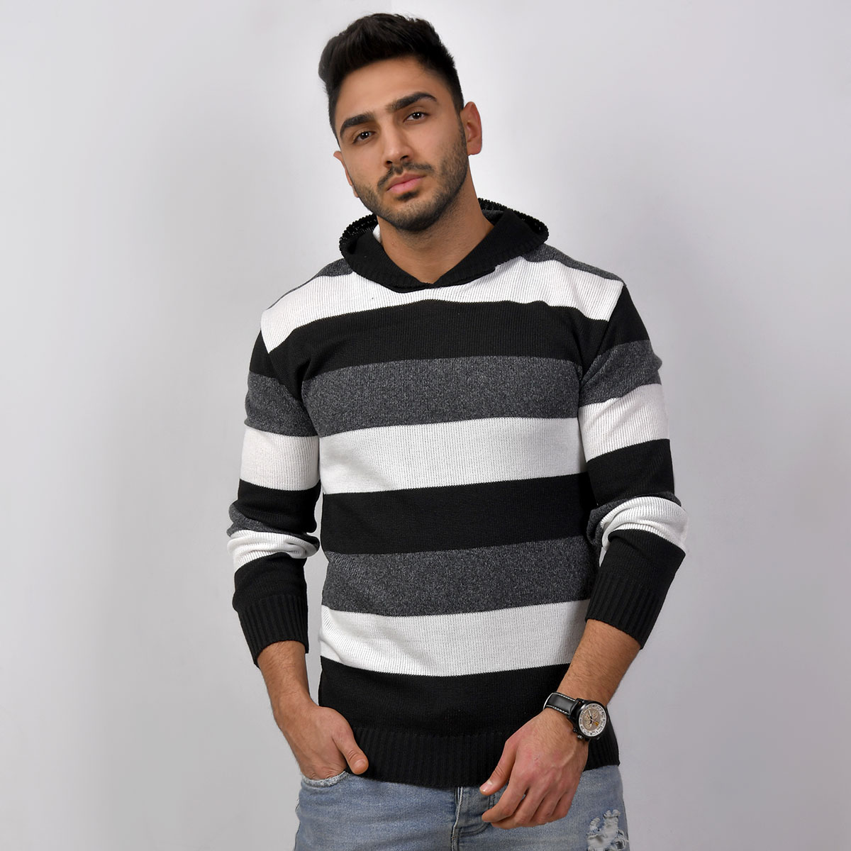 هودی بافت مردانه مدل Edon