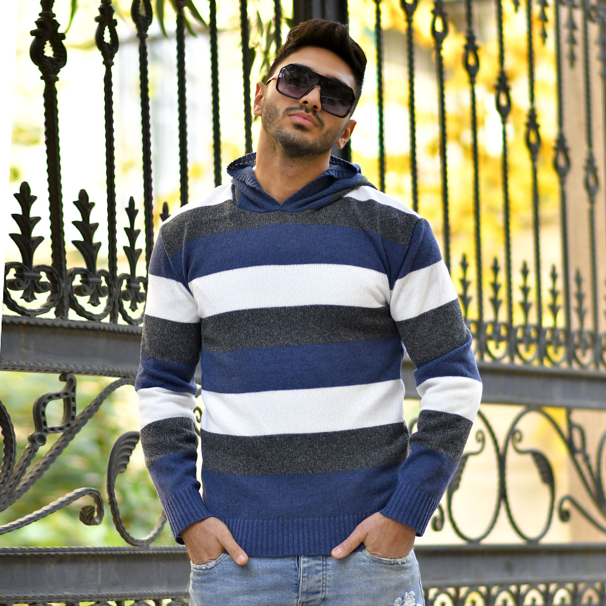 هودی بافت مردانه مدلAhora