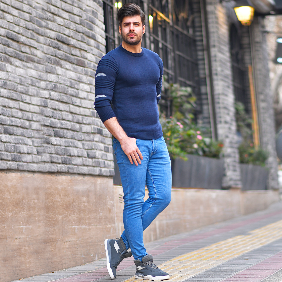 پلیوربافت مردانه مدلELYAD