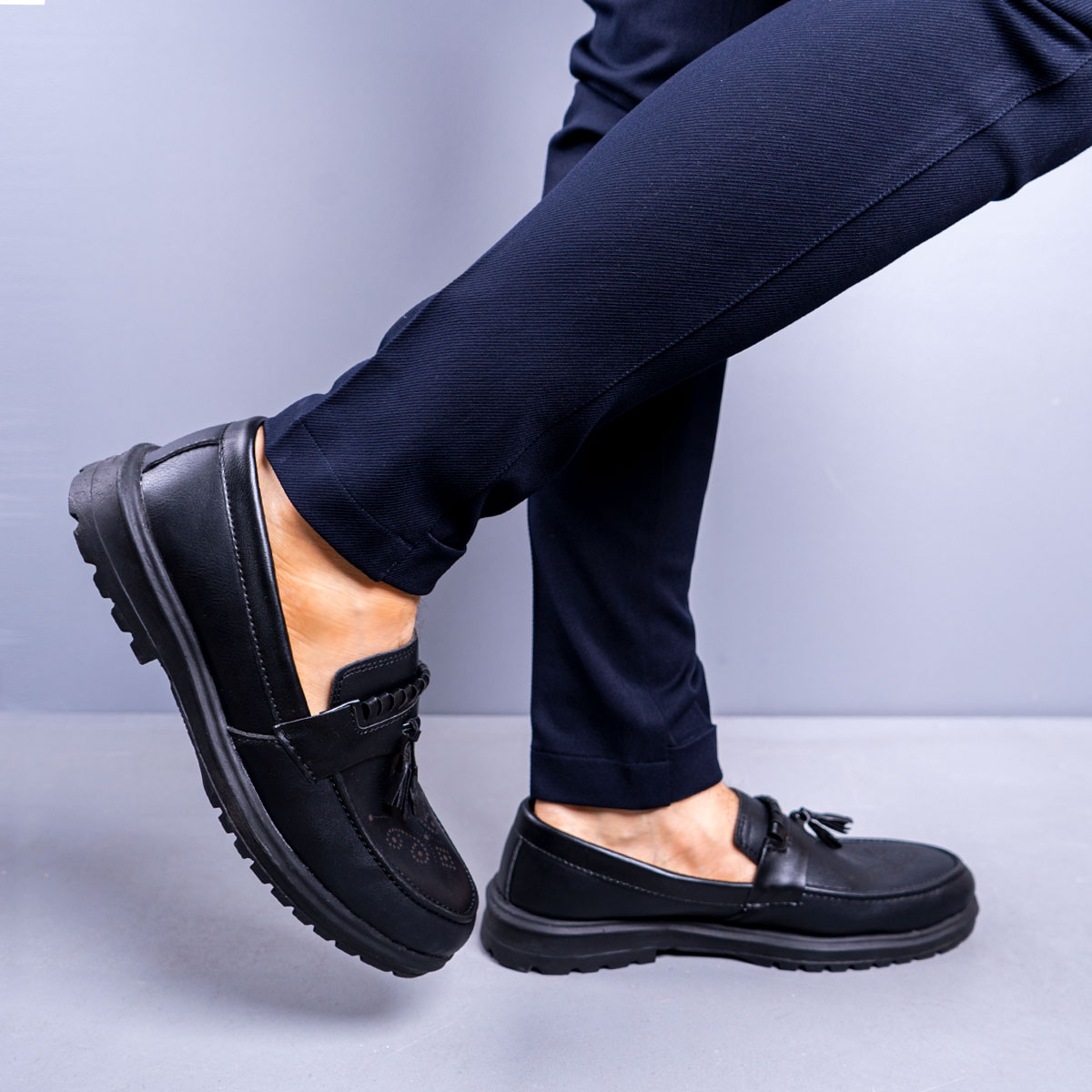 كالج مردانه مشكي مدل Farly