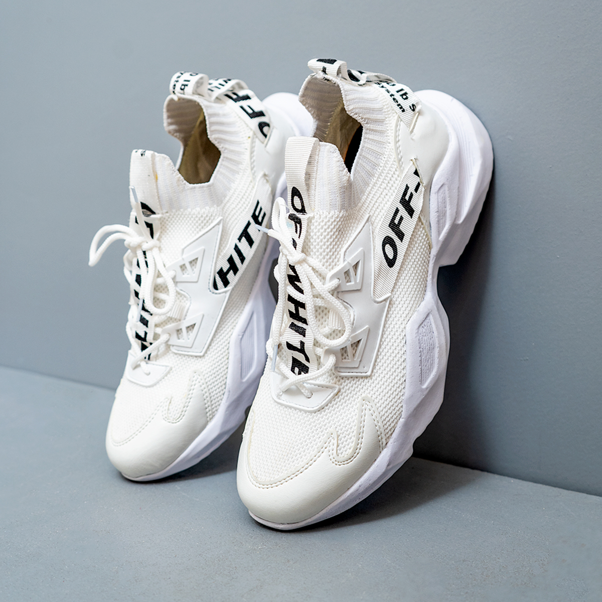 کفش مردانه off white سفید مدل lucas