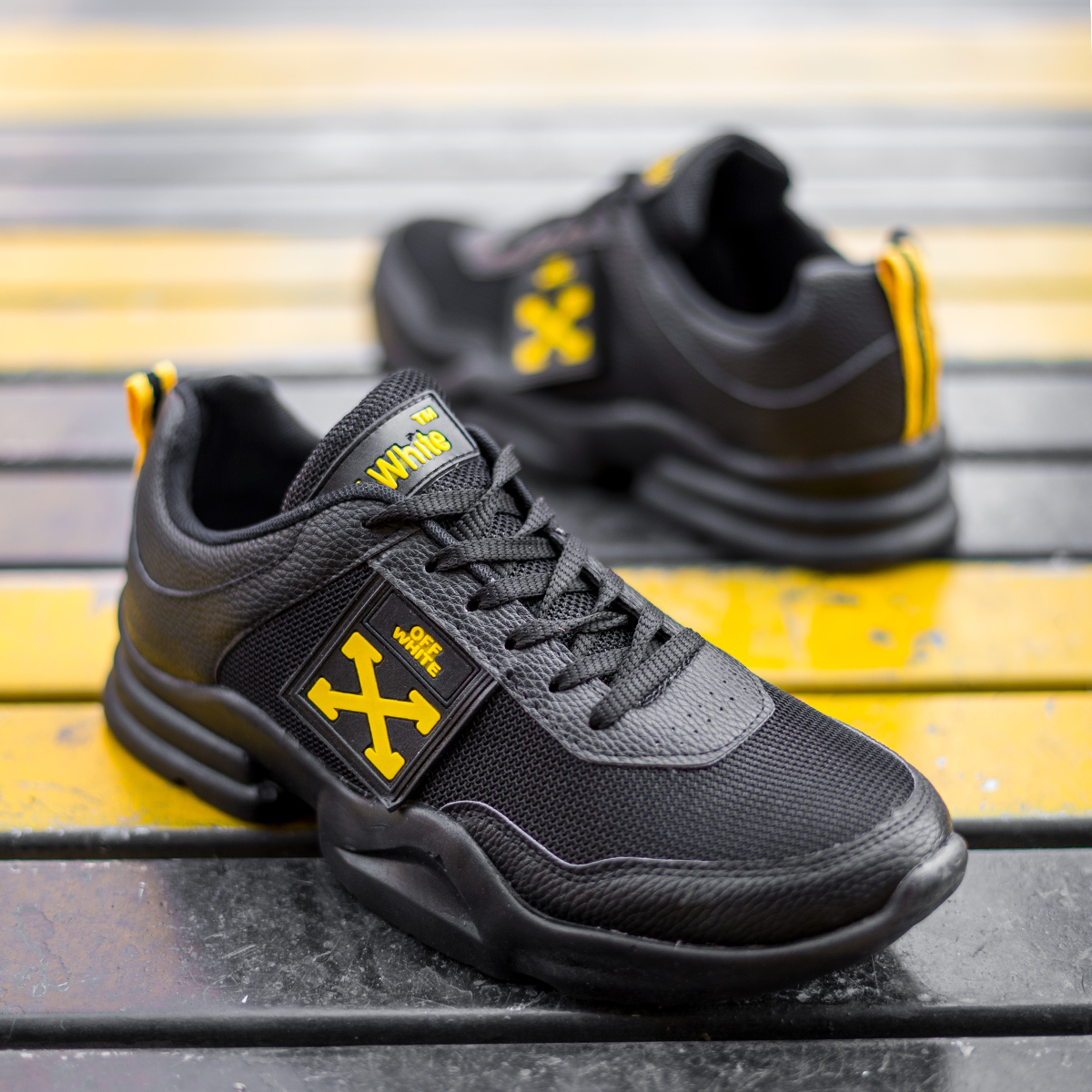 کفش ورزشی مردانه اف وایت مشکی مدلNamit