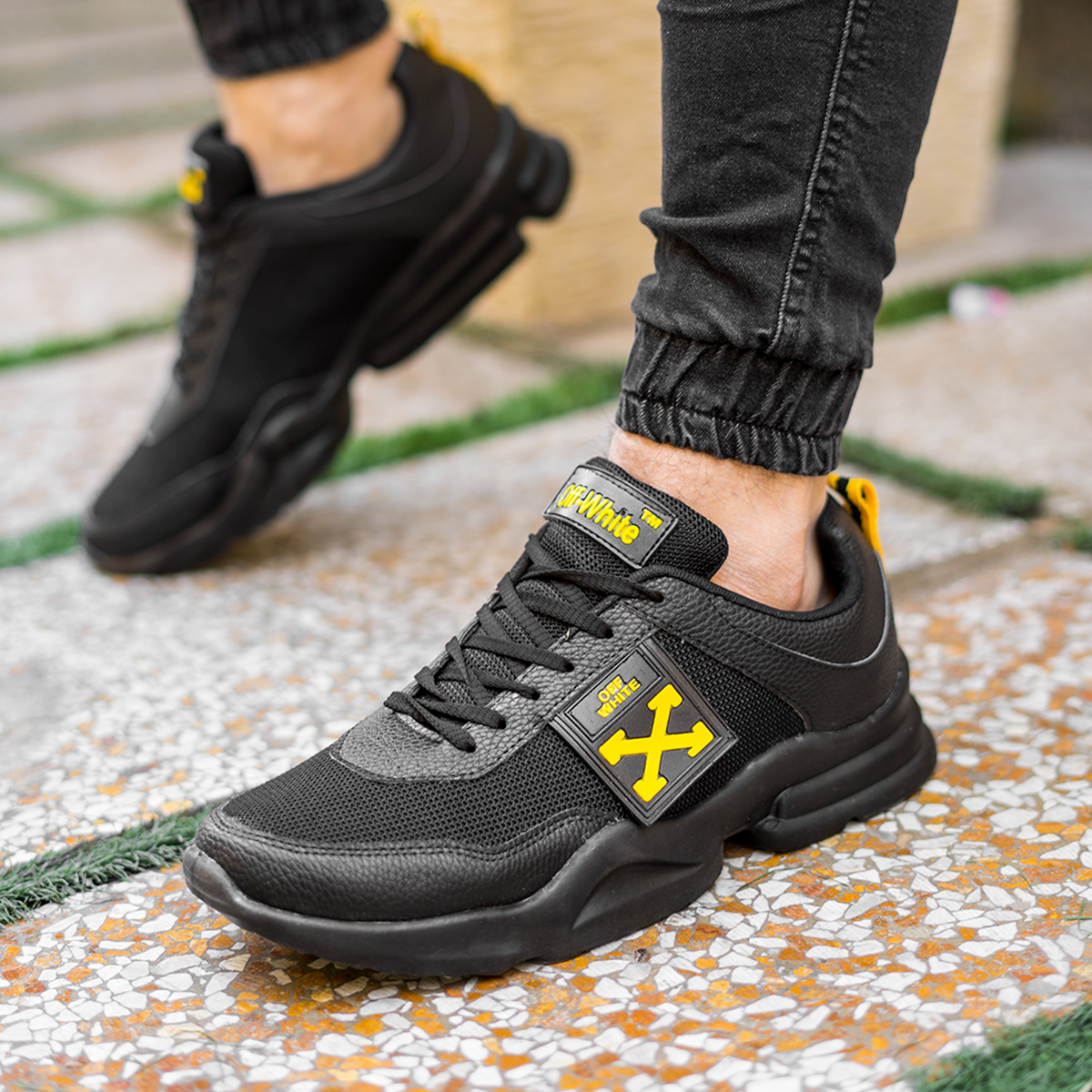 کفش ورزشی مردانه اف وایت مشکی مدلNamit