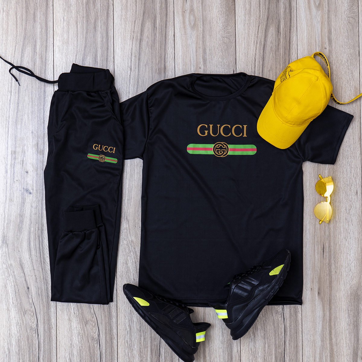 ست تیشرت شلوارGUCCI مردانه مدل Ekan