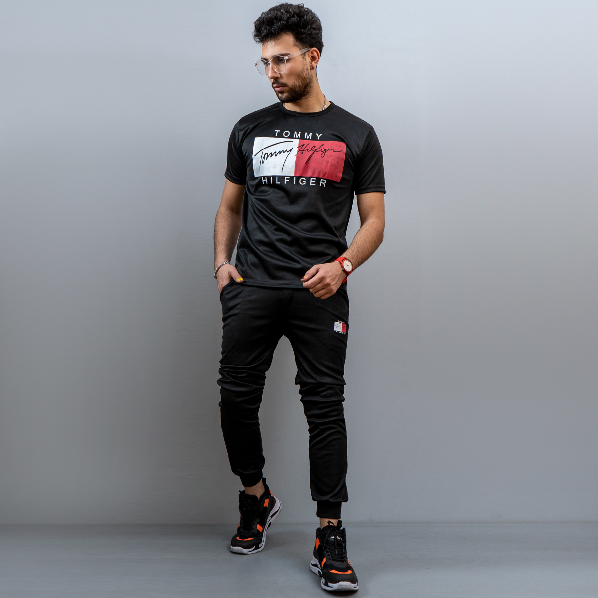 ست تیشرت شلوارTOMMY مردانه مدل Savir