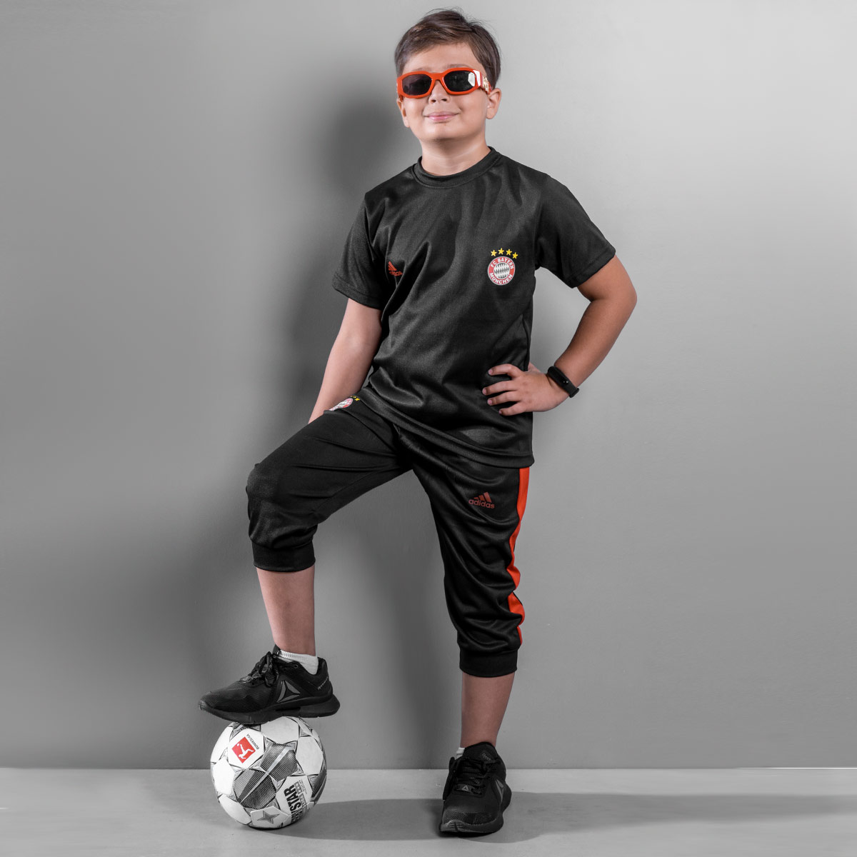 ست بچگانه تیشرت شلوارک بایرن مونیخ مدل Z114