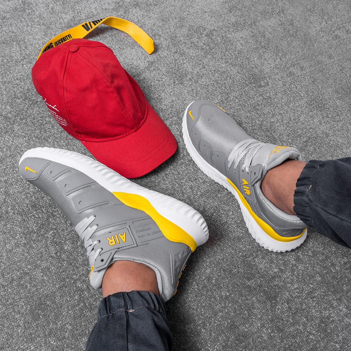 کفش ورزشی Nike Air مردانه طوسی مدل Grand