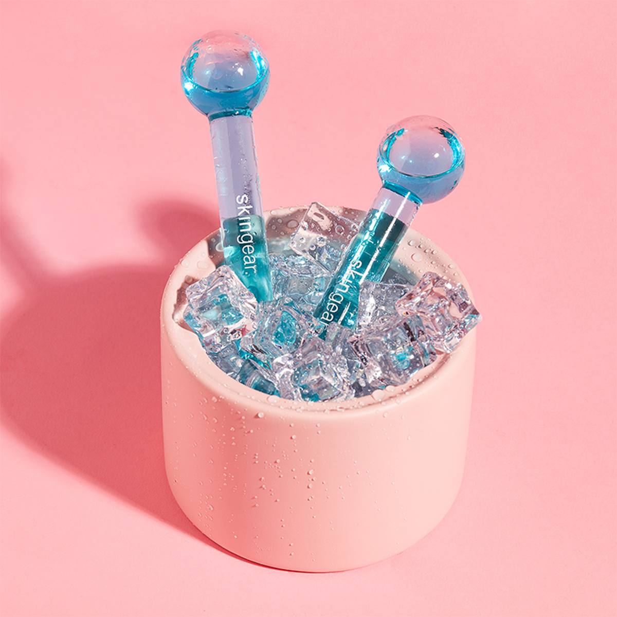 ماساژور دستی صورت مدل گوی یخی