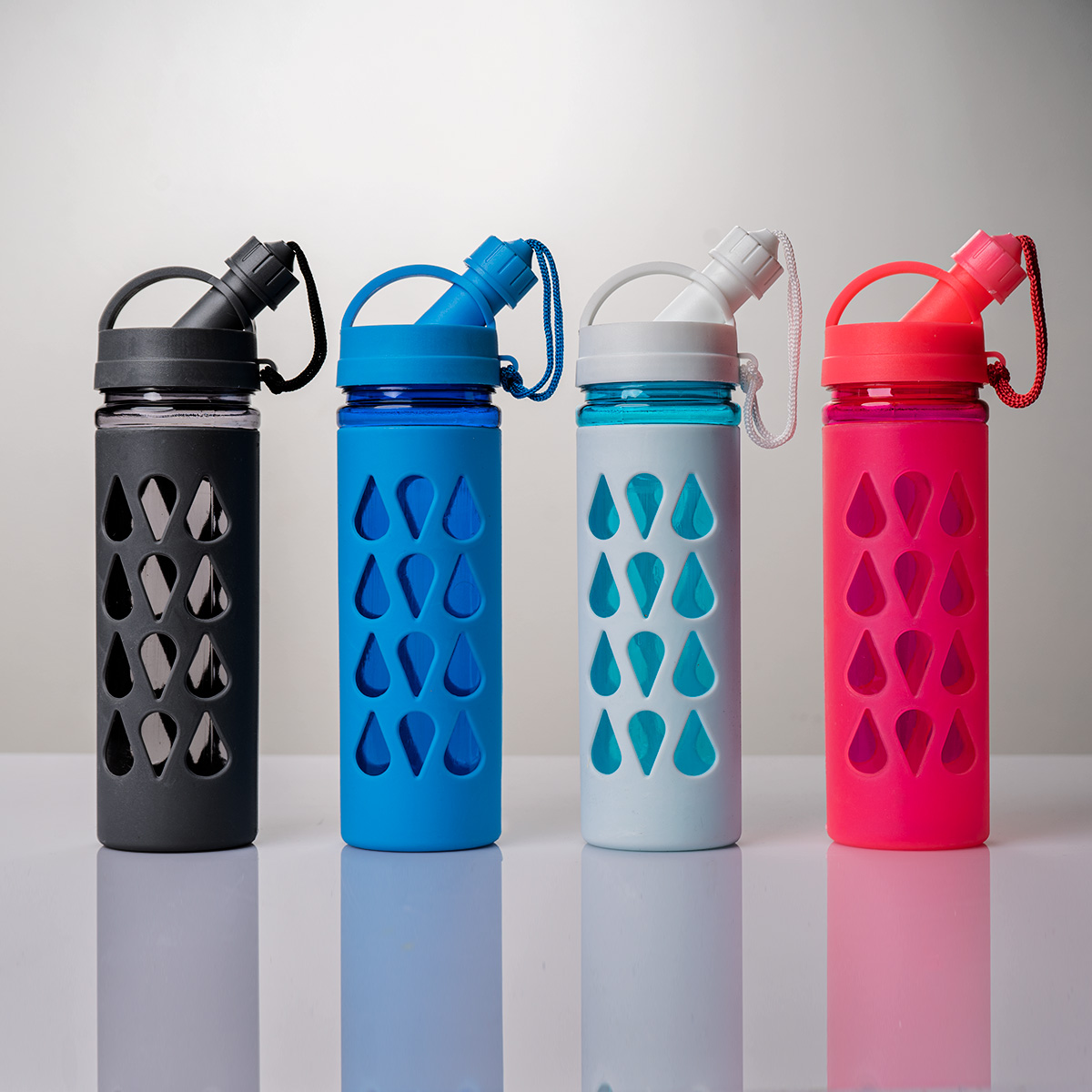 قمقمه آب طوسی مدل اشک