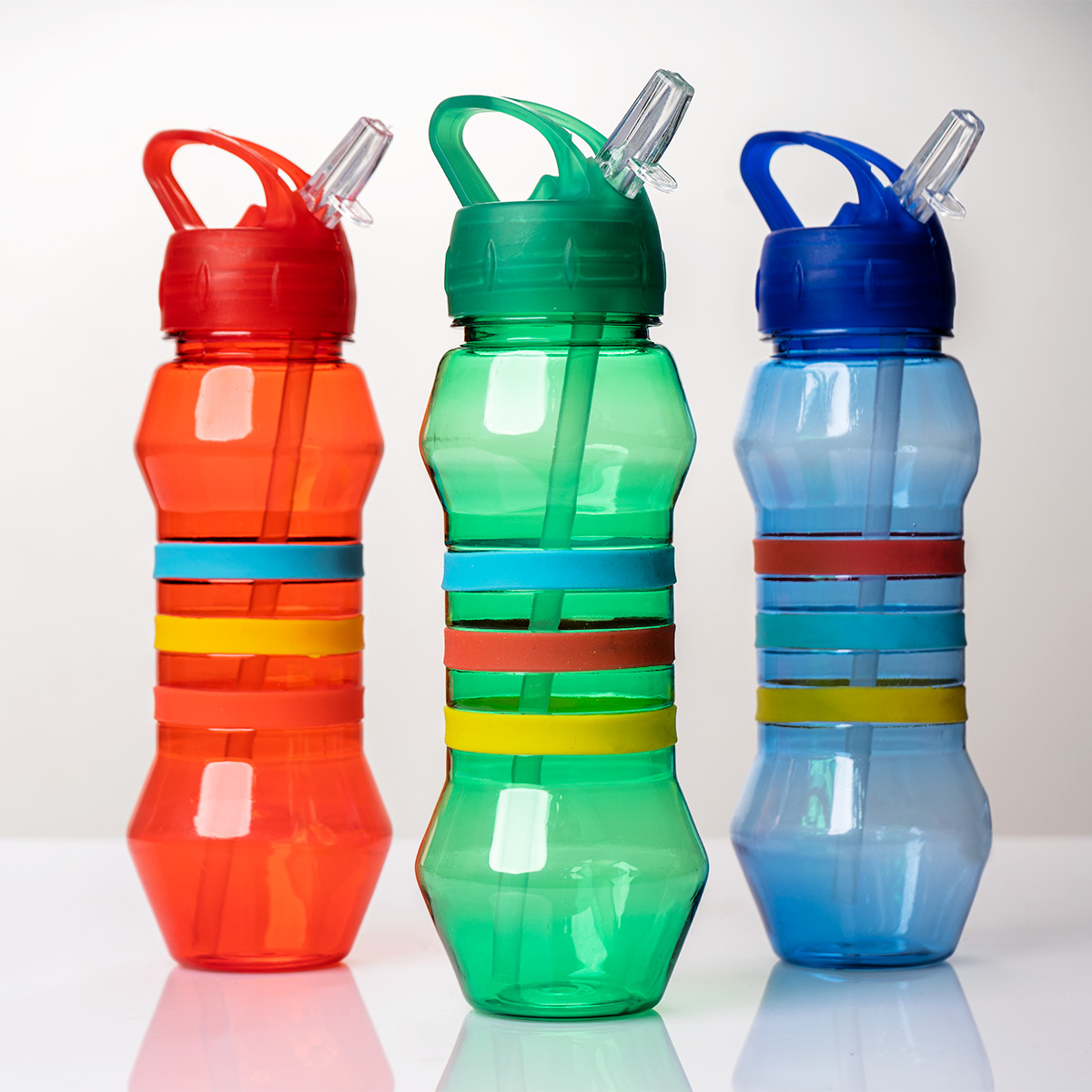 قمقمه آب آبی مدل پرچمی