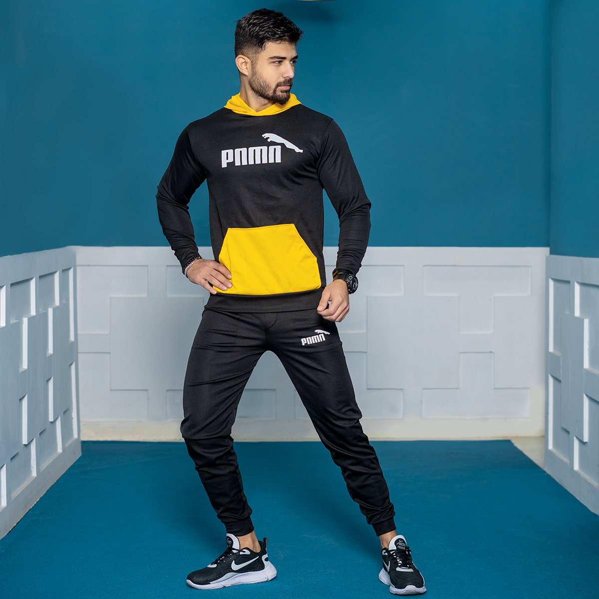 ست هودی شلوار Puma مردانه مدل nomira
