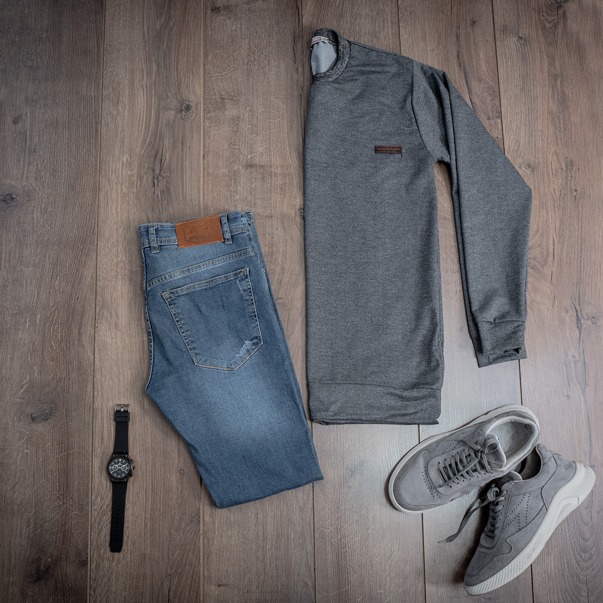 دورس مردانه طوسی تیره مدل Artin