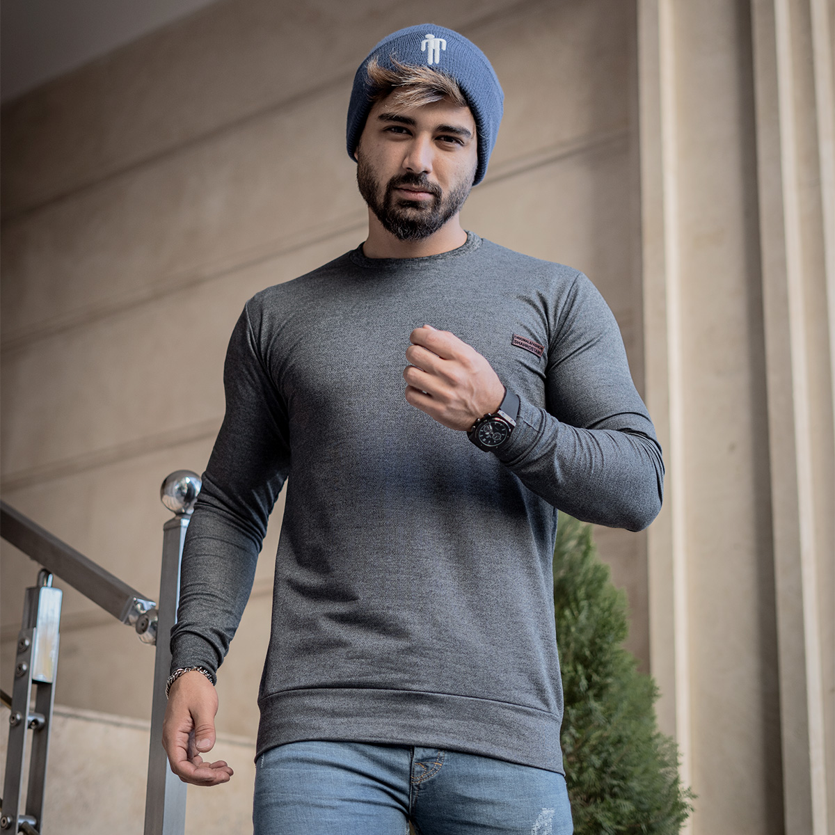 دورس مردانه طوسی تیره مدل Artin