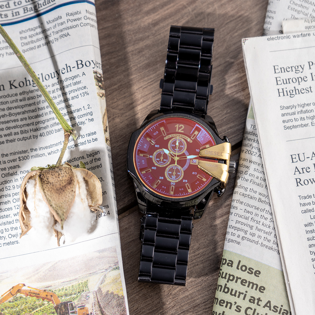 ساعت DIESEL مشکی مردانه مدلTP650