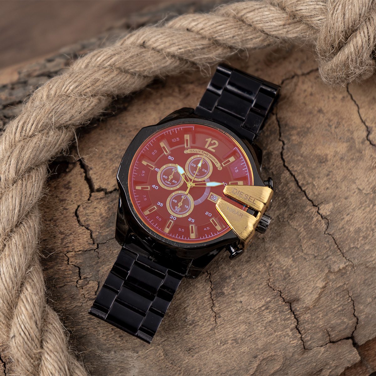 ساعت DIESEL مشکی مردانه مدلTP650