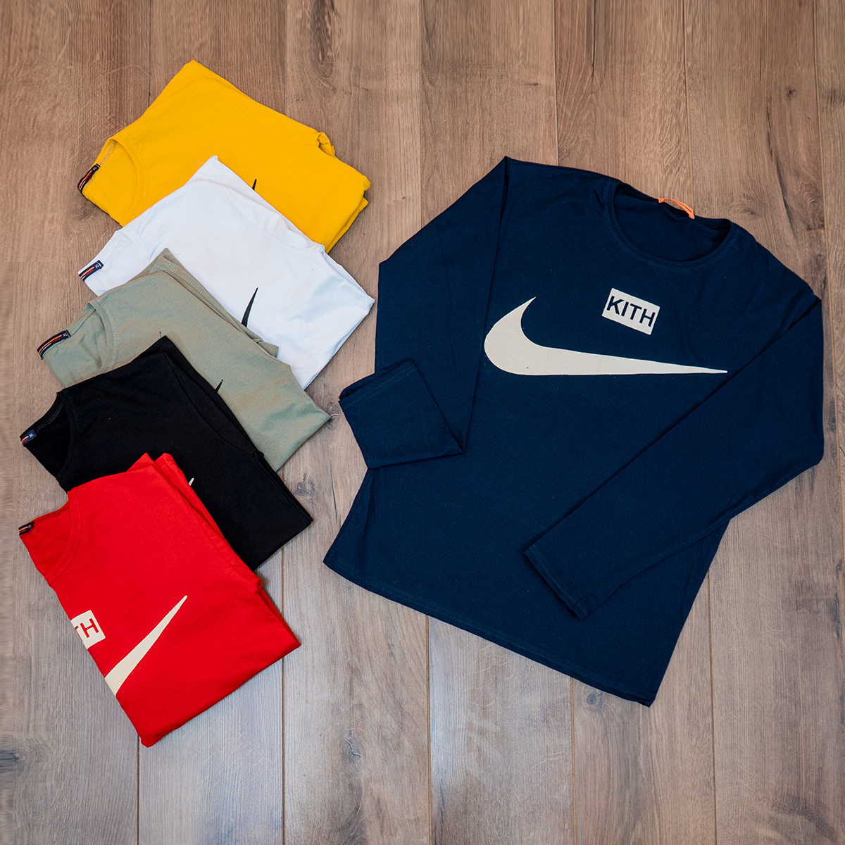 تیشرت آستین بلندمردانه Nike زرد مدل A77