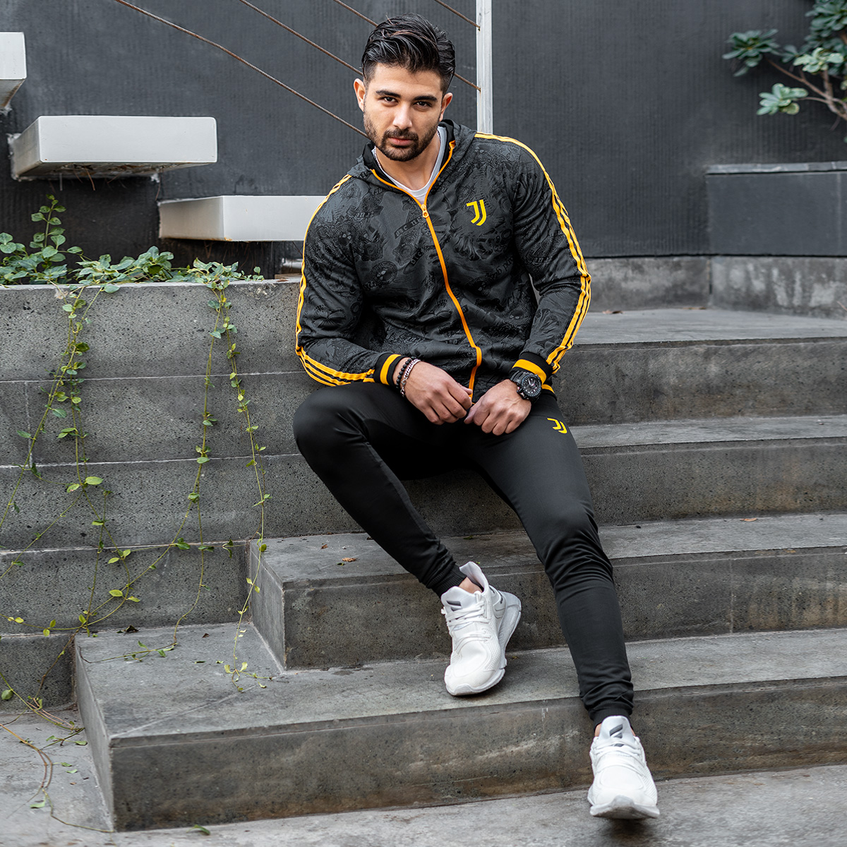 ست سوئیشرت شلوار یوونتوس مردانه مدلBARA