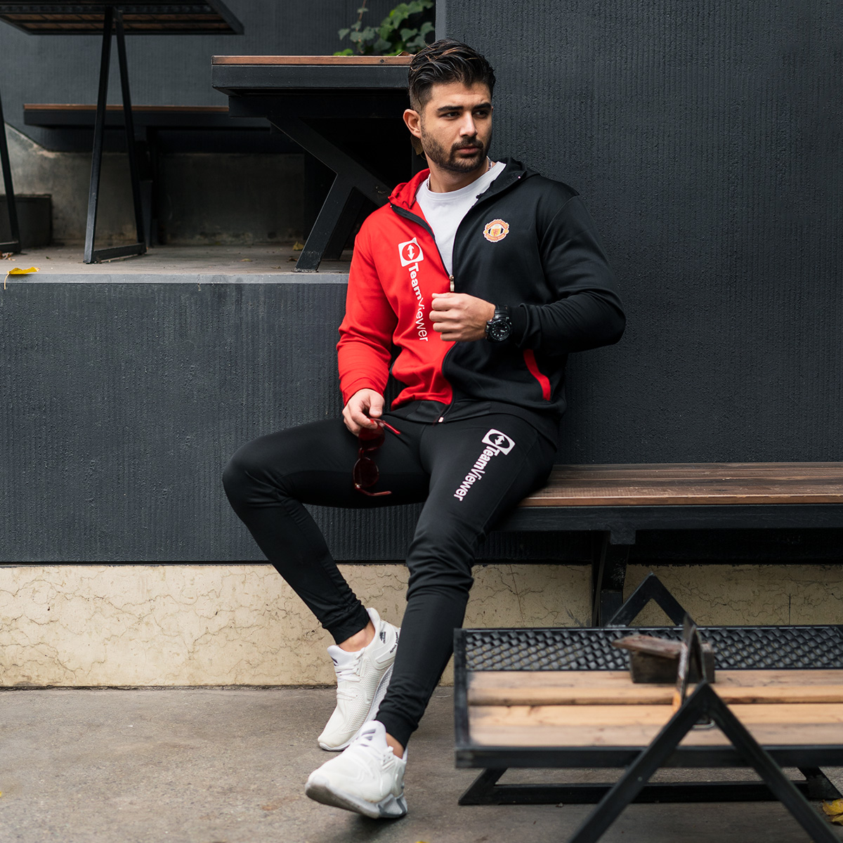 ست سوئیشرت شلوار منچستر مردانه مدل TW22