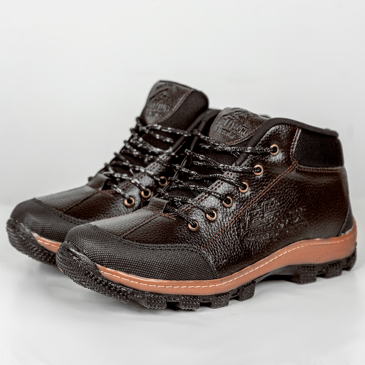 کفش ساقدار مردانه Cat قهوه ای مدل hano