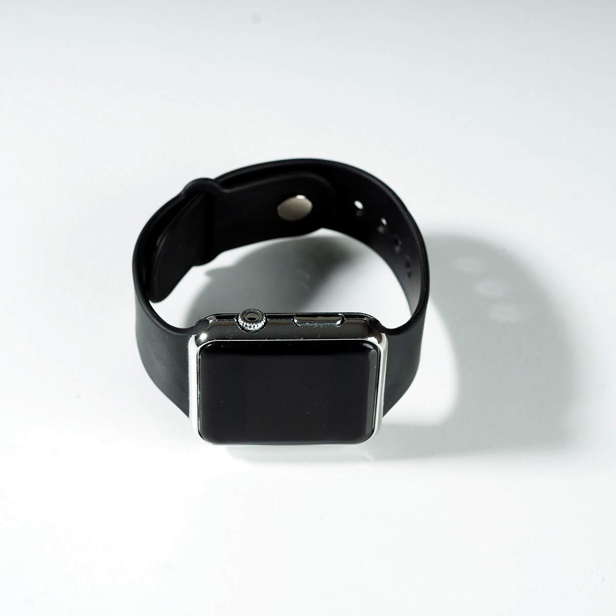 ساعت ال ای دی مشکی نقره ای f450