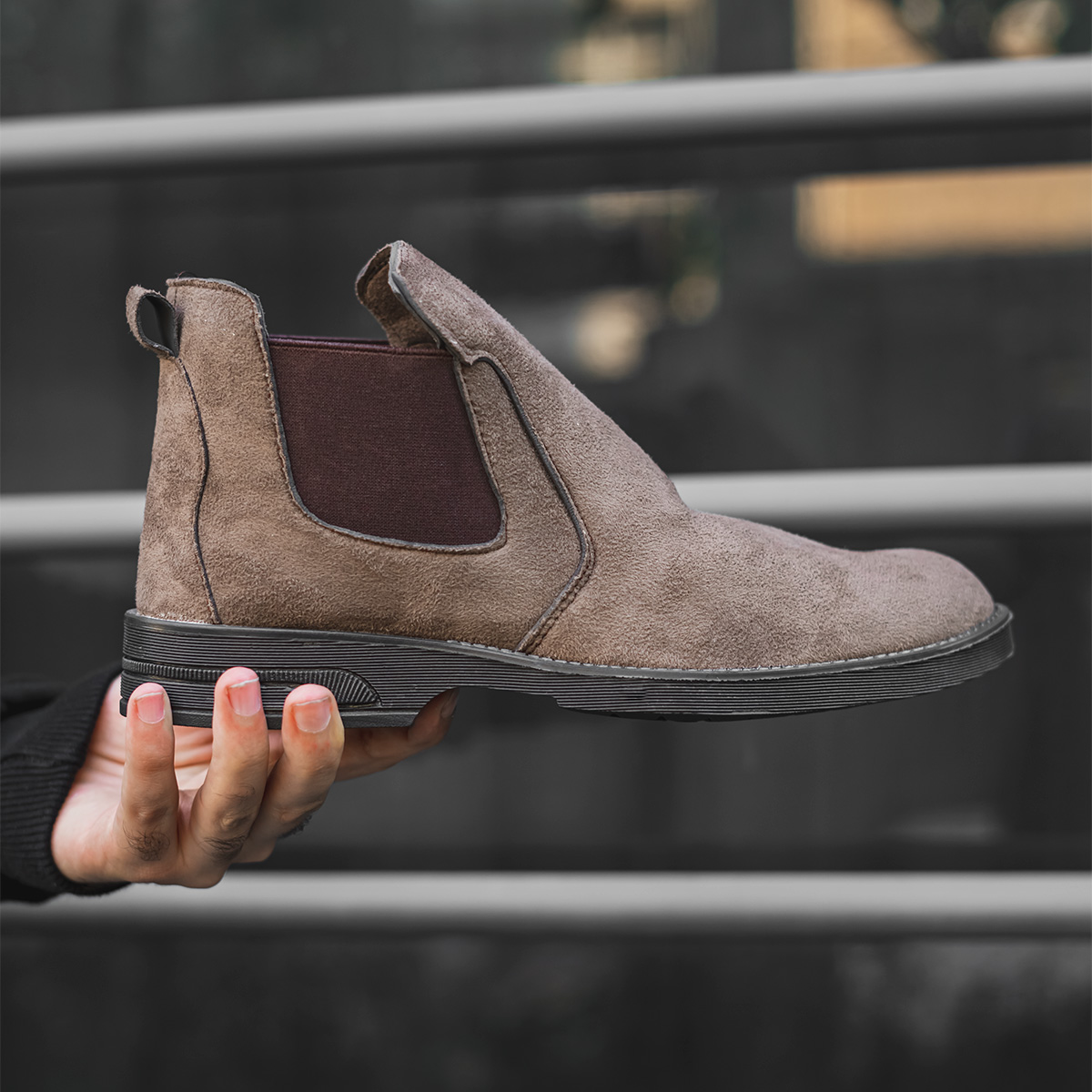 نیم بوت مردانه قهوه ای مدل Feredi