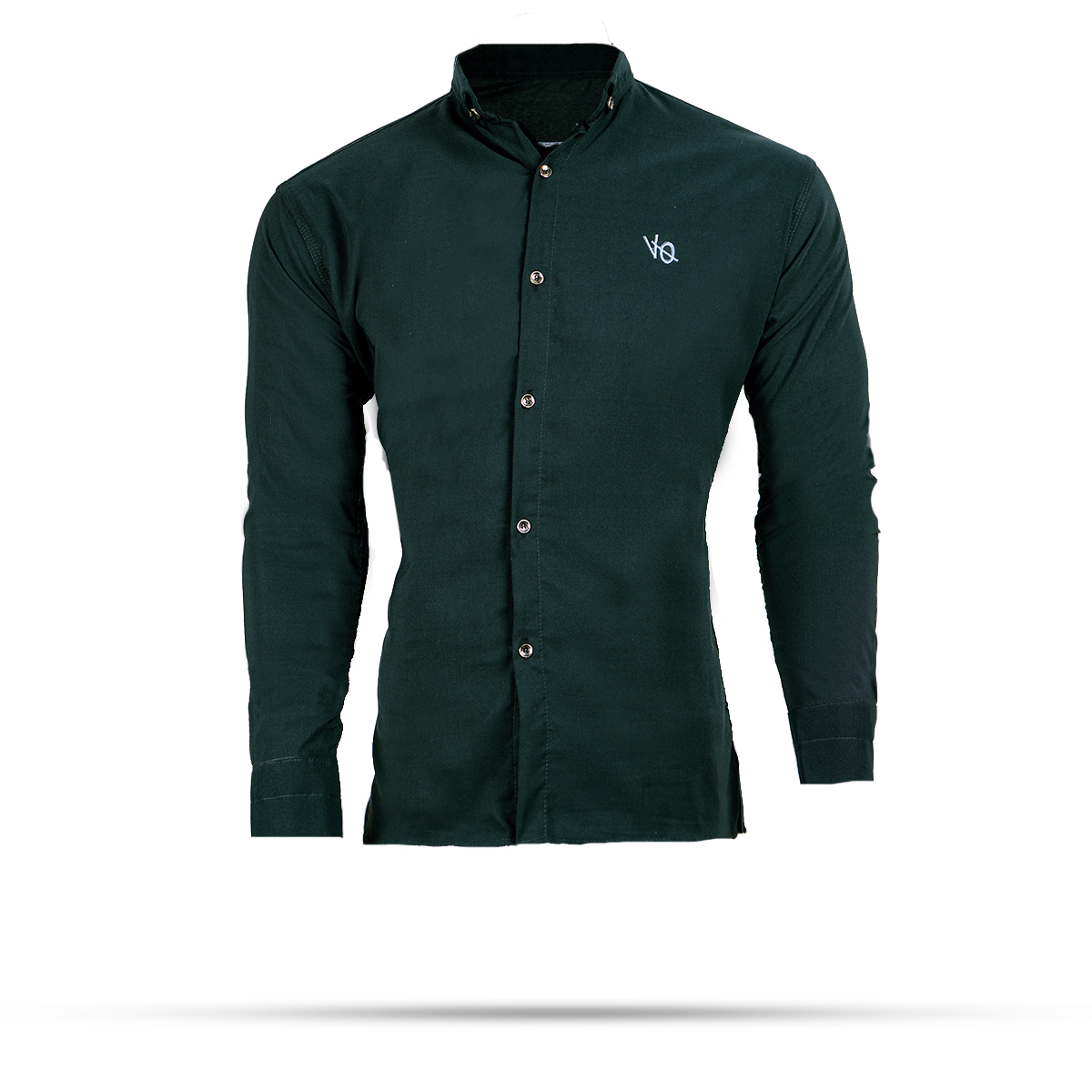 پیراهن مردانه سبز یشمی مدل VQ