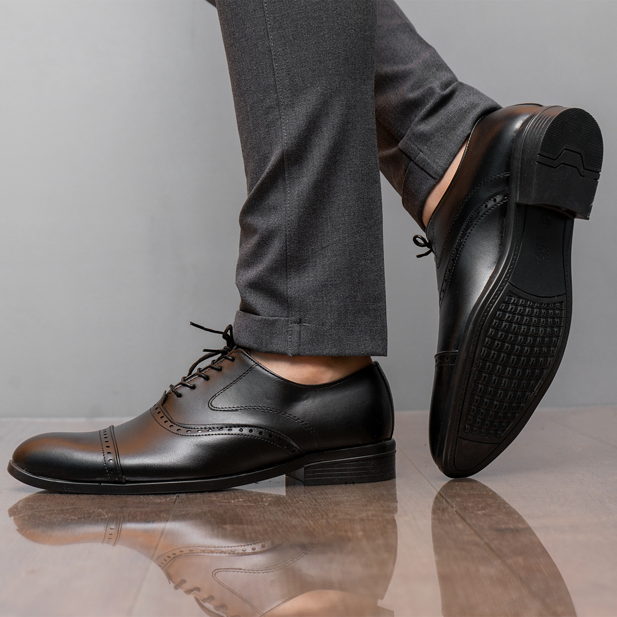 کفش رسمی مشکی مردانه مدل Paadra