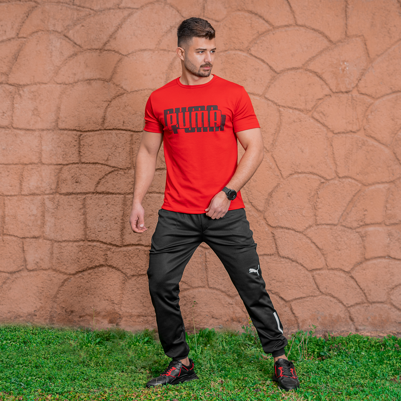 ست تیشرت شلوار پوما مردانه مدلSino