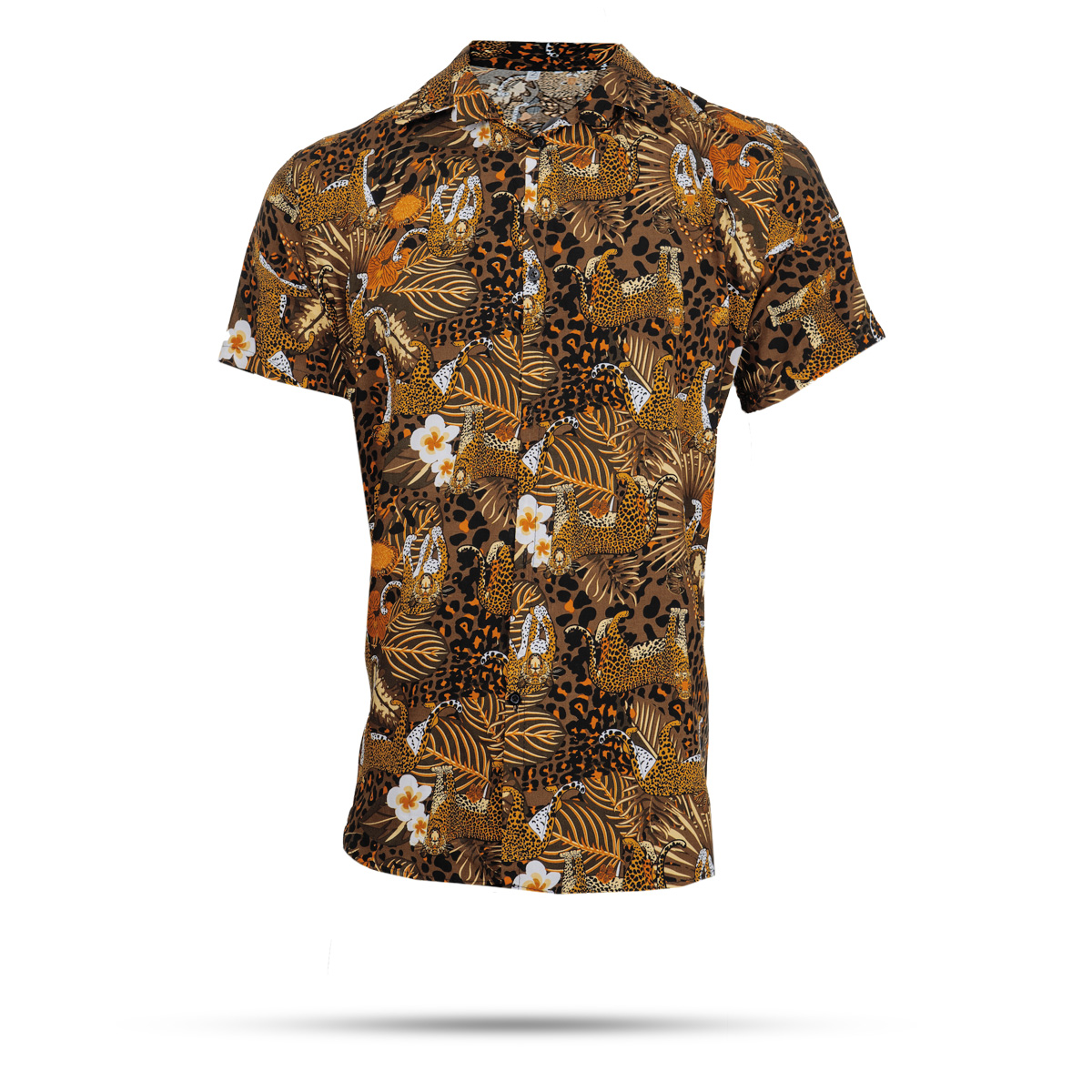 پیراهن هاوایی مردانه مدل Parmo