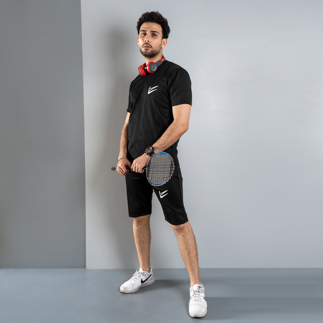 ست سه تیکه دو نایک مشکی مردانه مدل WM