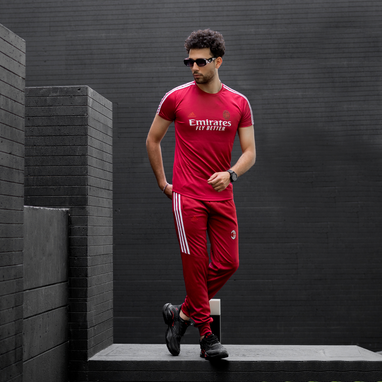 ست تیشرت شلوار مردانه آث میلان مدل SW