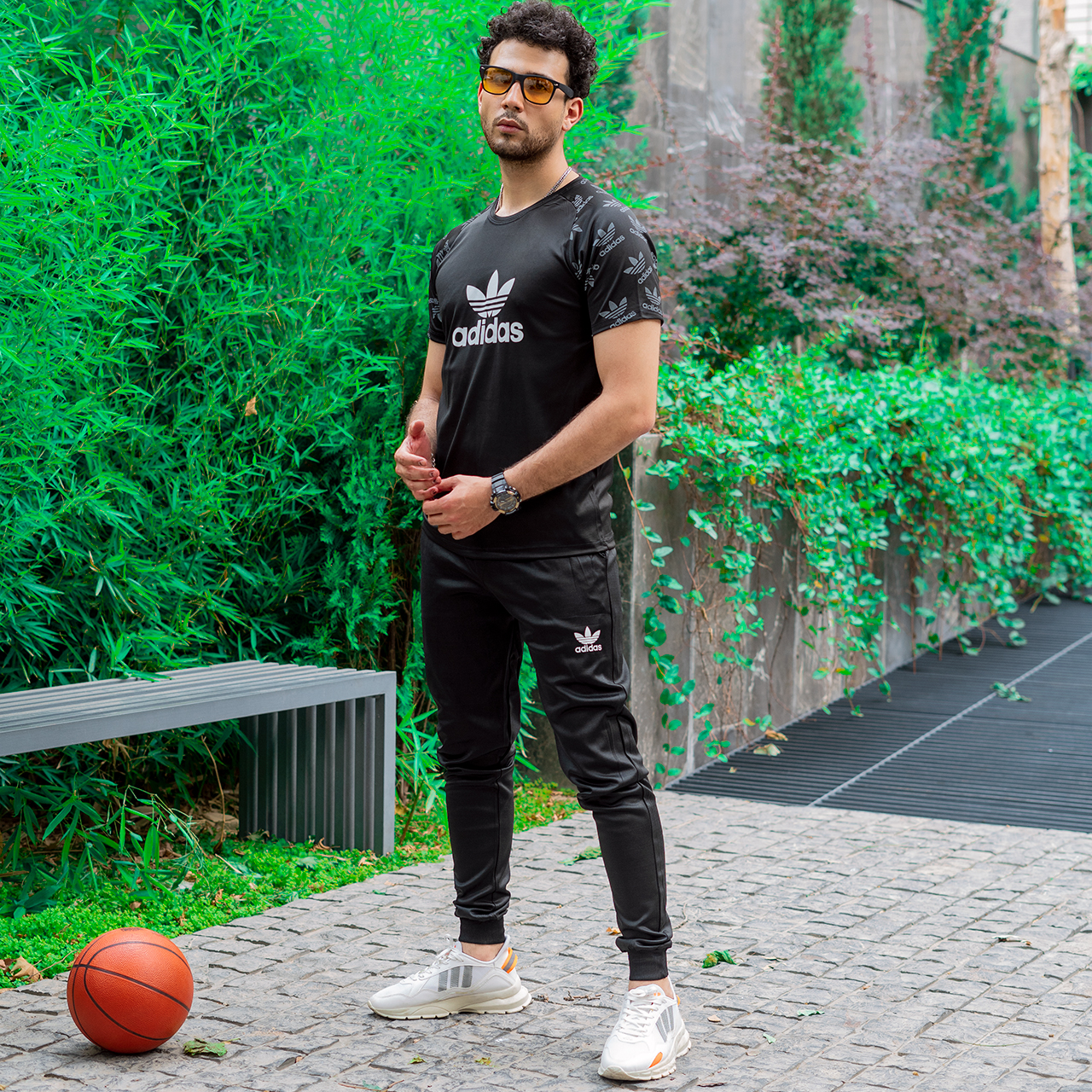 ست تیشرت شلوارآدیداس مردانه مدلQ7