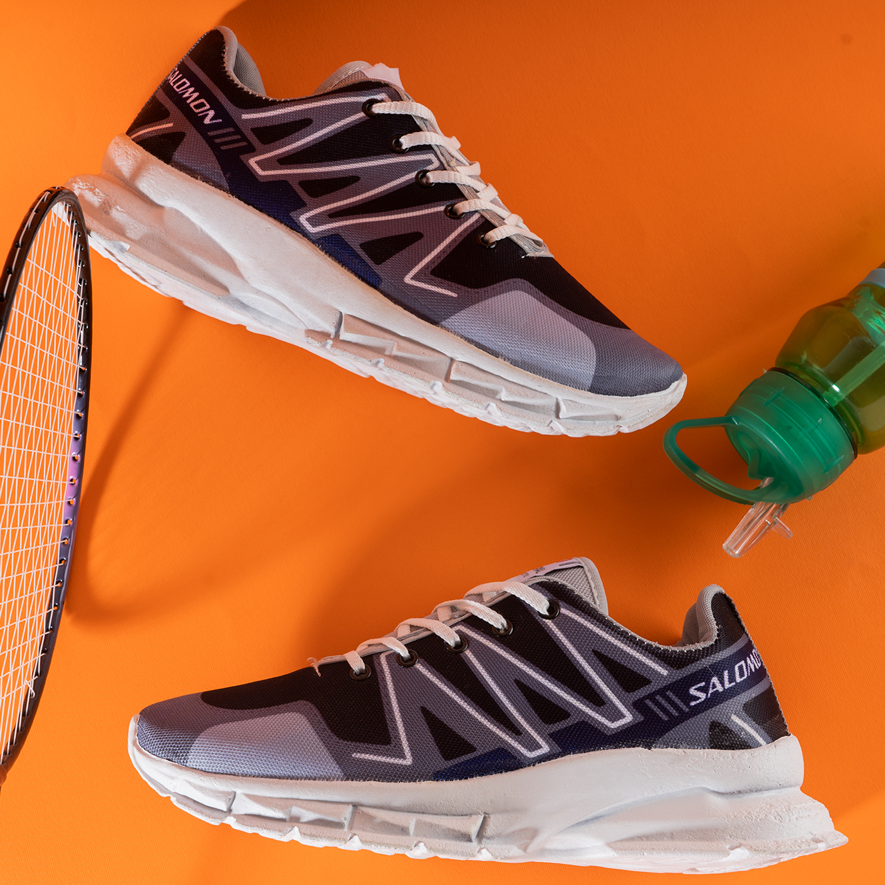 کفش ورزشی Salomon مردانه طوسی روشن مشکی مدلPadra