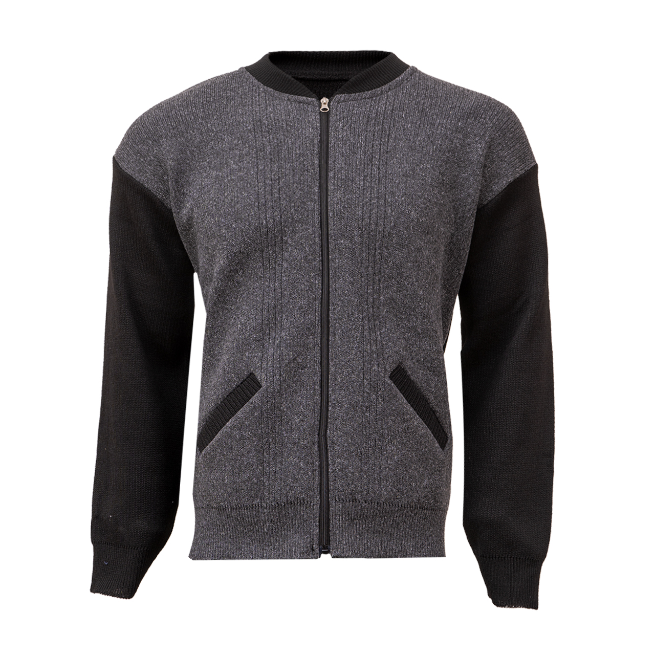 سوییشرت مردانه طوسی تیره مدل salar