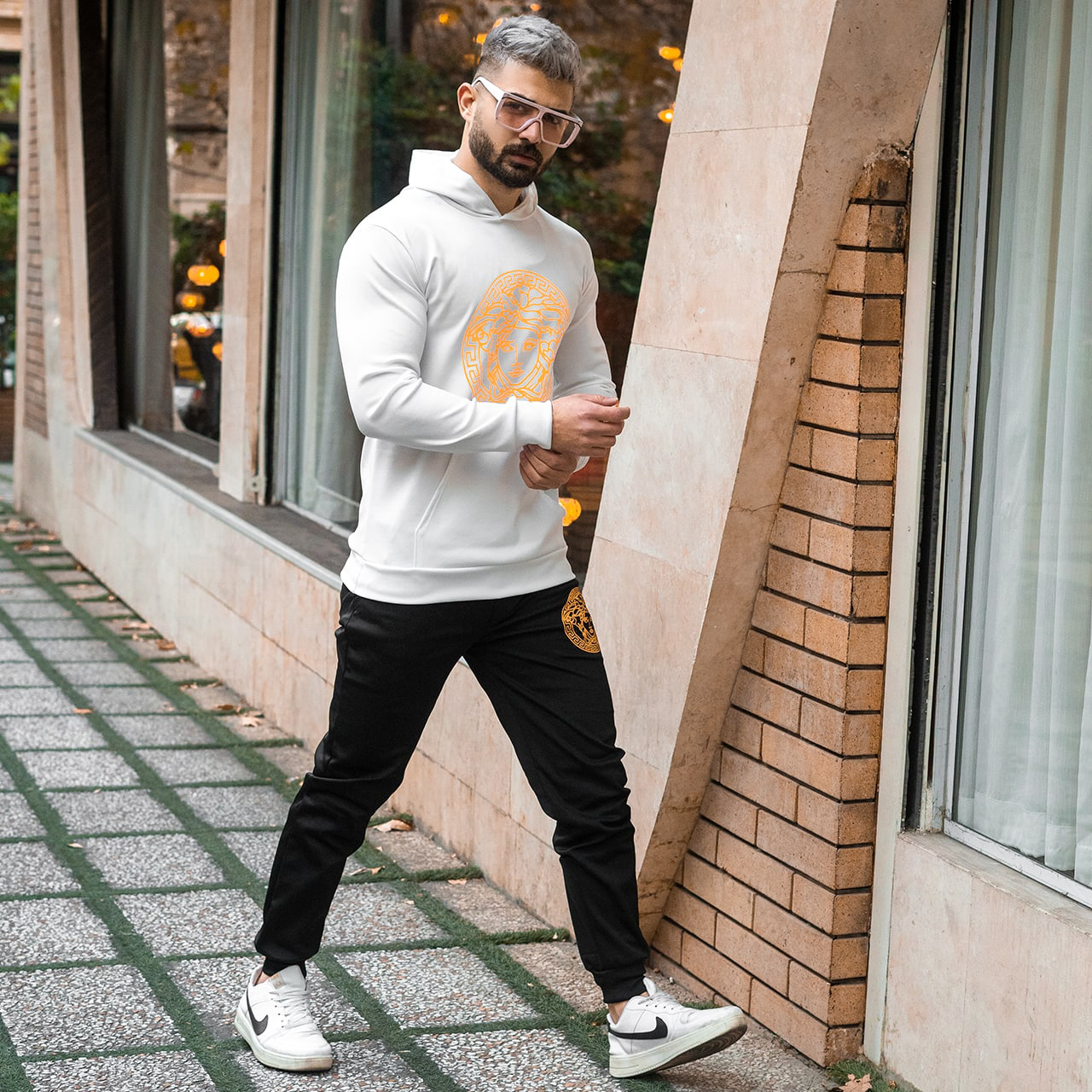 ست سوییشرت شلوار ورساچه مردانه مدلAvino