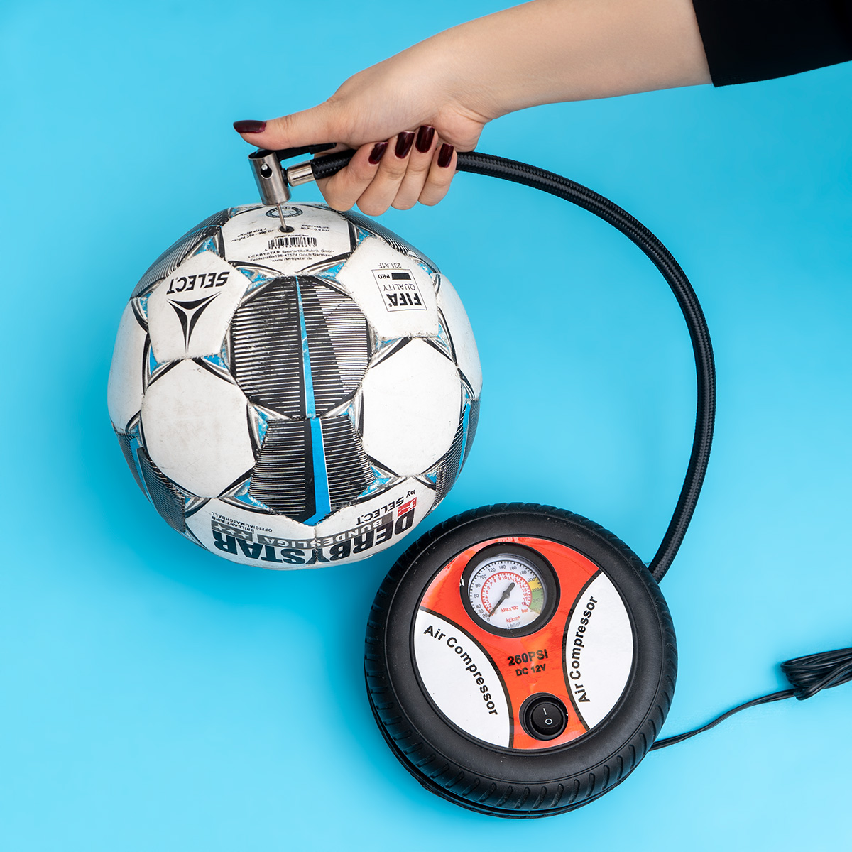 پمپ باد فندکی مدل DC12V