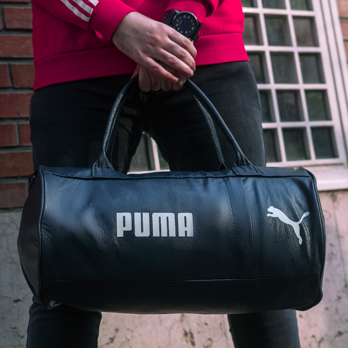 ساک ورزشی Puma سرمه ای مدل Bemani