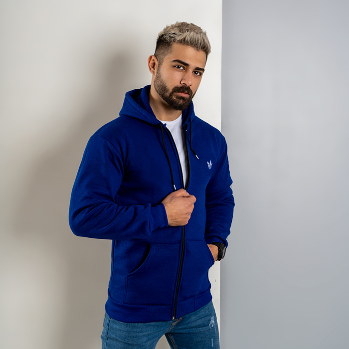 سوییشرت مردانه آبی مدل Tirdad