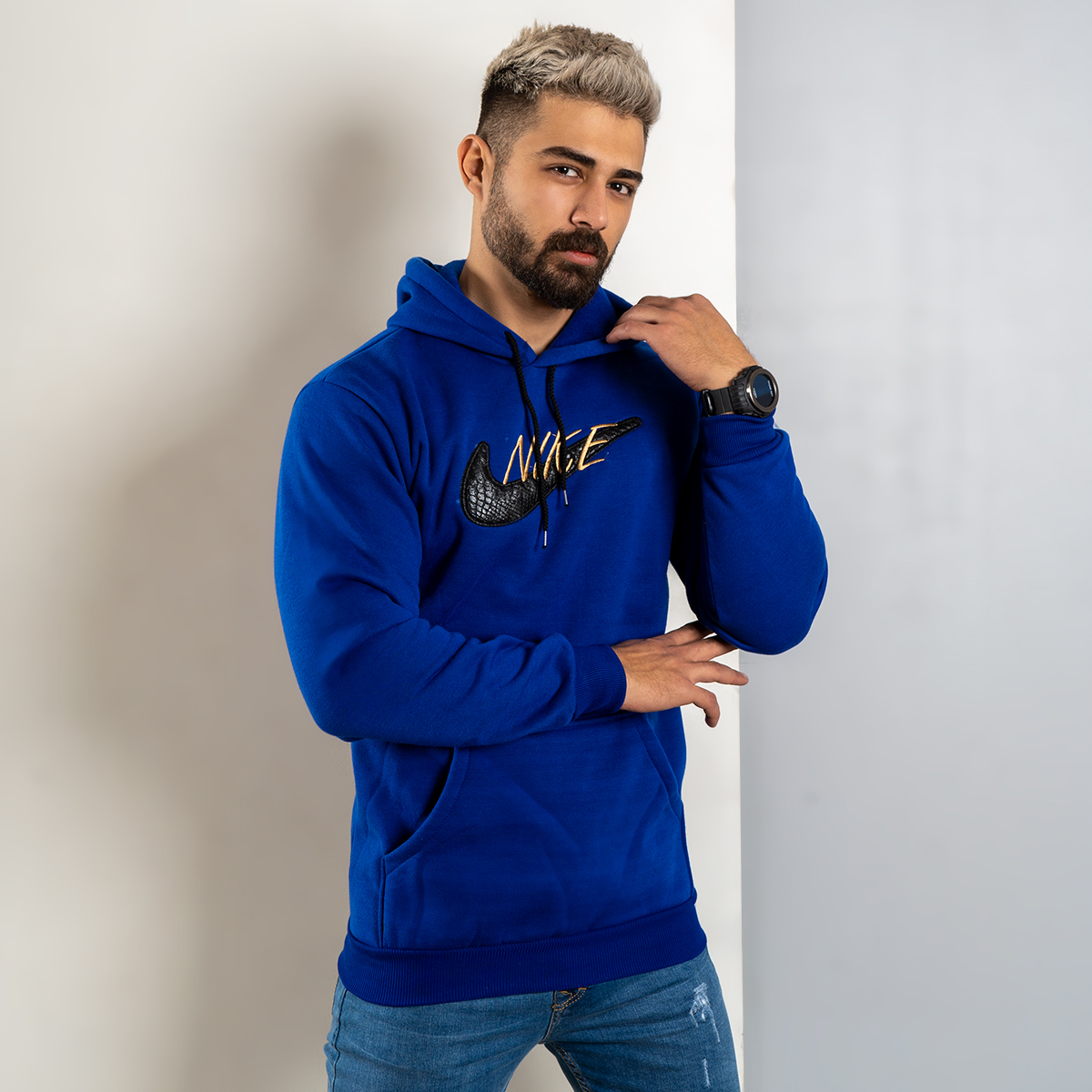 هودی Nike آبی مردانه مدل Henry