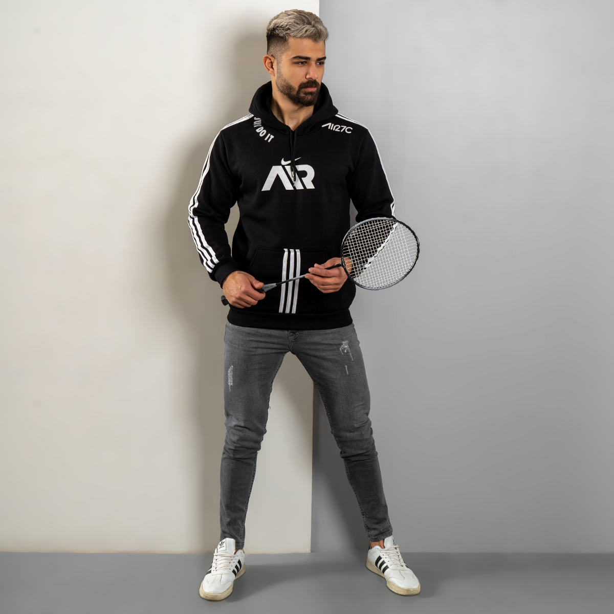 هودی NikeAir مشکی مردانه مدلHaman