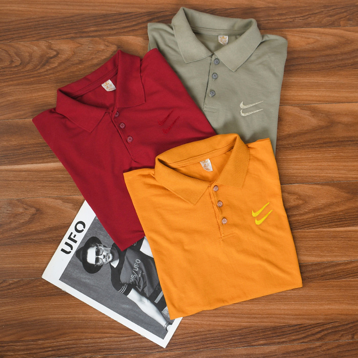 تیشرت مردانه نایک زرشکی مدل LOMA