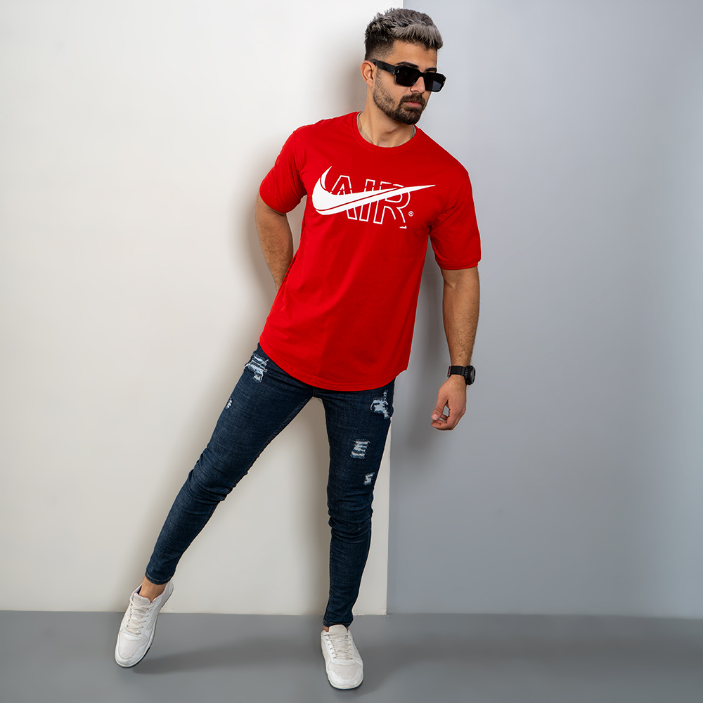 تیشرت مردانه NIKE AIR قرمز مدل ROKO