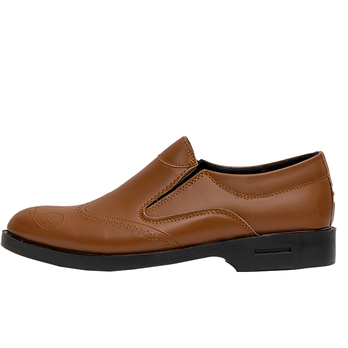 کفش رسمی مردانه عسلی مدل Nivano