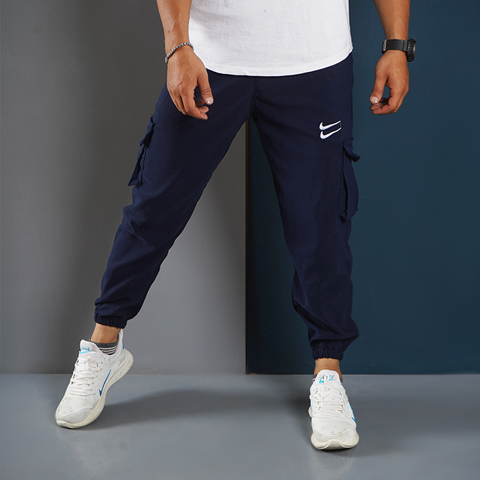 شلوار اسلش دو نایک سرمه ای مردانه مدل 2Nike