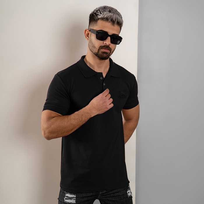 تیشرت مردانه مشکی مدل burberry