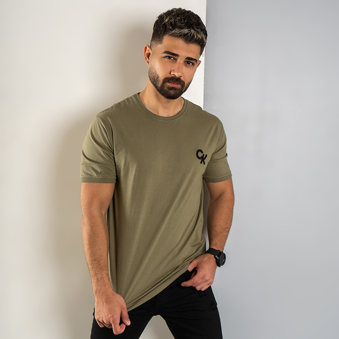 تیشرت مردانه سبزمدل Ck