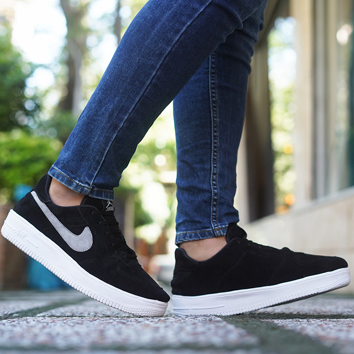 کفش Air Jordan مردانه مشکی طوسی مدل Raya