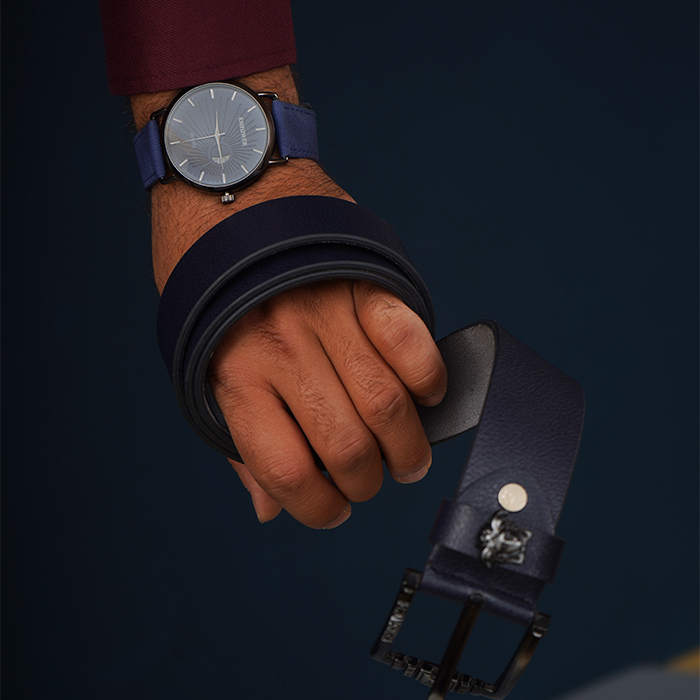 ساعت مچی سرمه ای empower مدل EM40