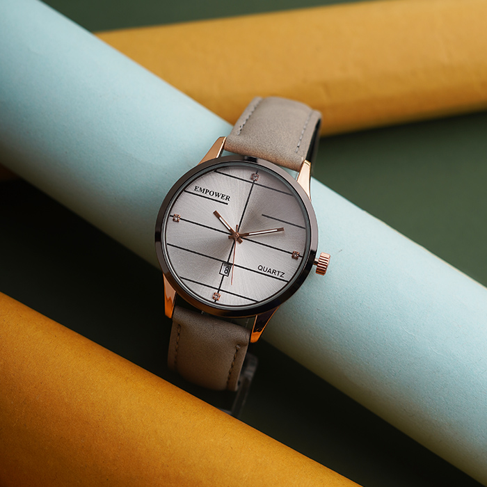 ساعت مچی طوسی empower مدل Quartz