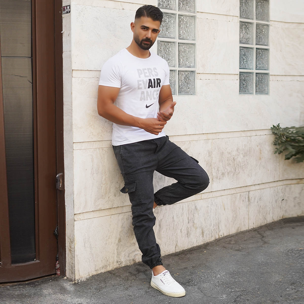 شلوار اسلش مشکی مردانه مدل ARAZ